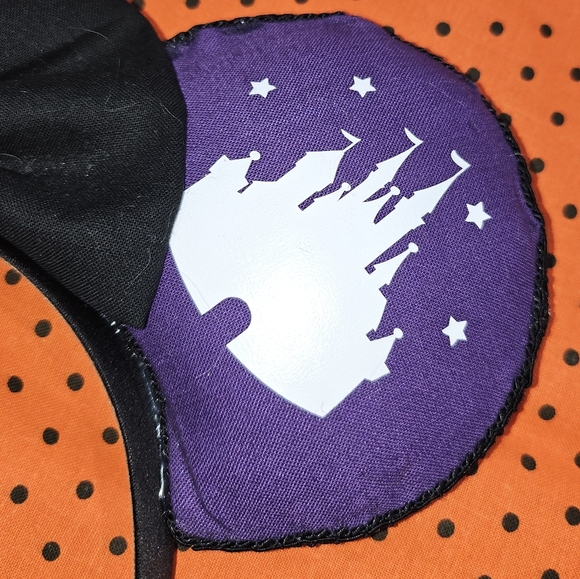 Halloween Disney Ears, Purple/Black w/ Huey, Dewey and Louie - Picture 3 of 9